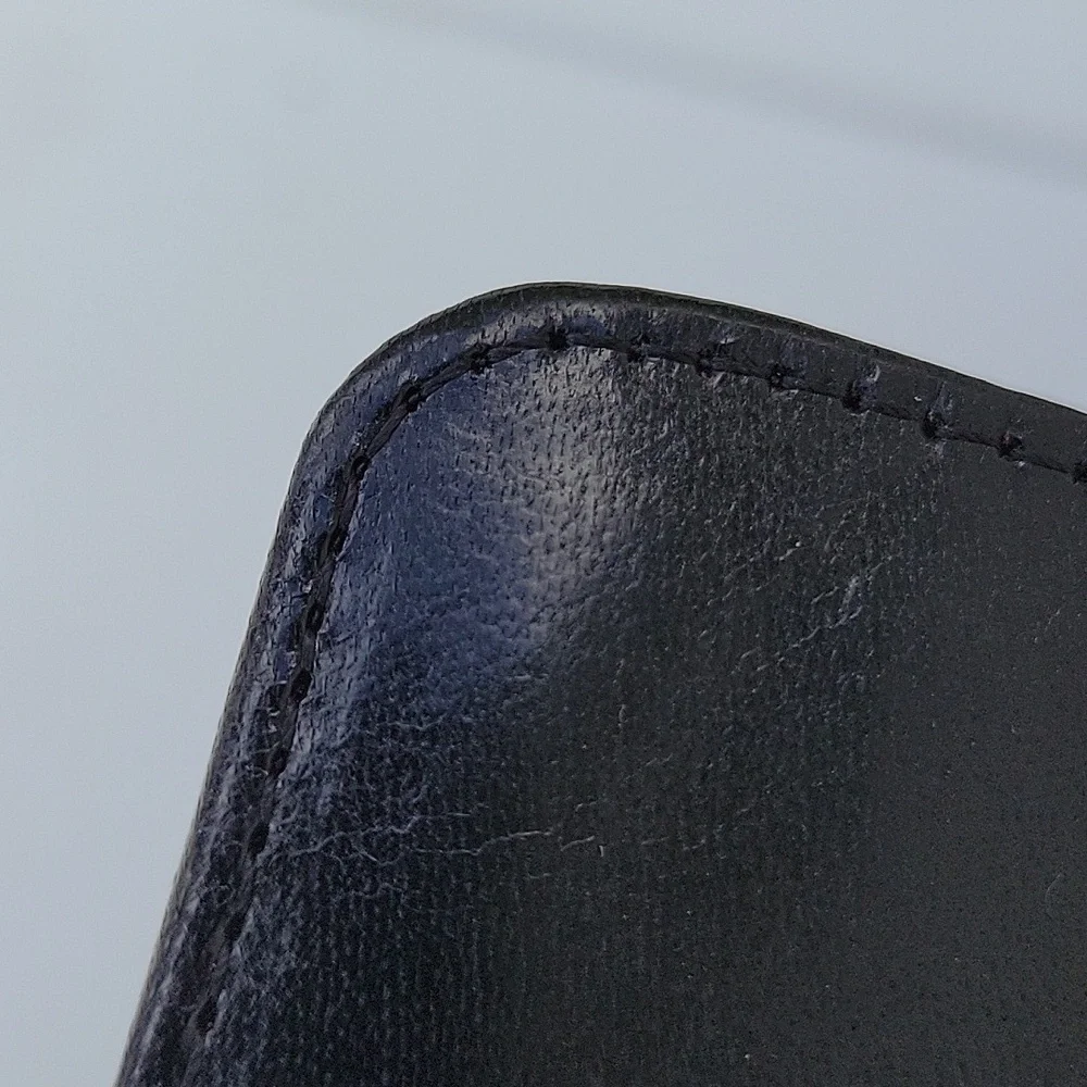 Passport Cover Genuine Black Buffered Italian Soft Leather Unisex Vera Pele Rome